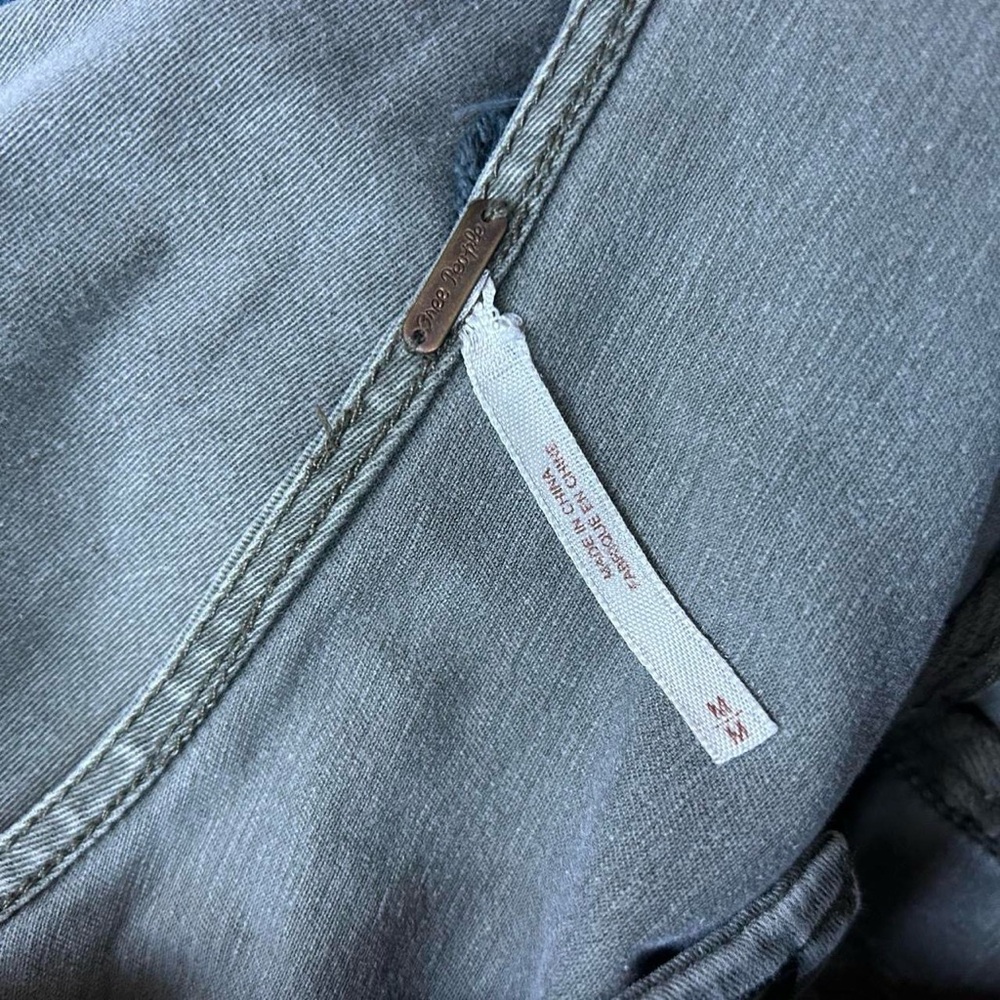 Distressed Cropped Jacket - image 3